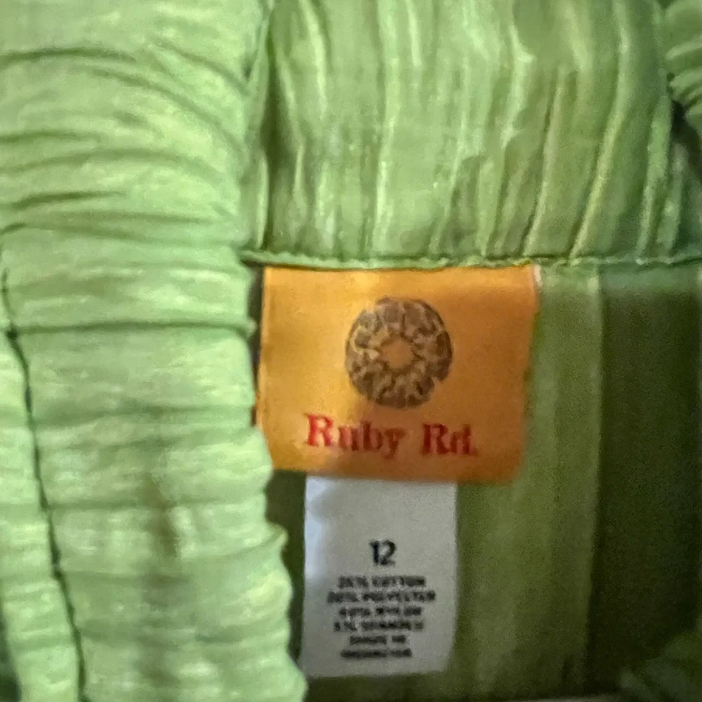 Ruby Rd. Lime Utility Jacket - Picture 2 of 3